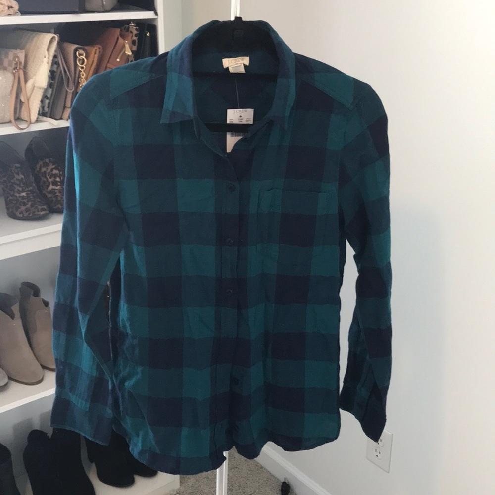 J. Crew Plaid Button Down